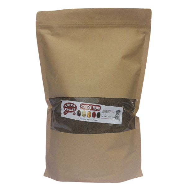 Poivre noir moulu 1kg
