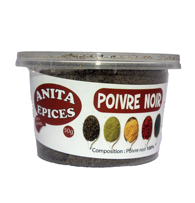 3 Poivre noir moulu 50g – Image 1